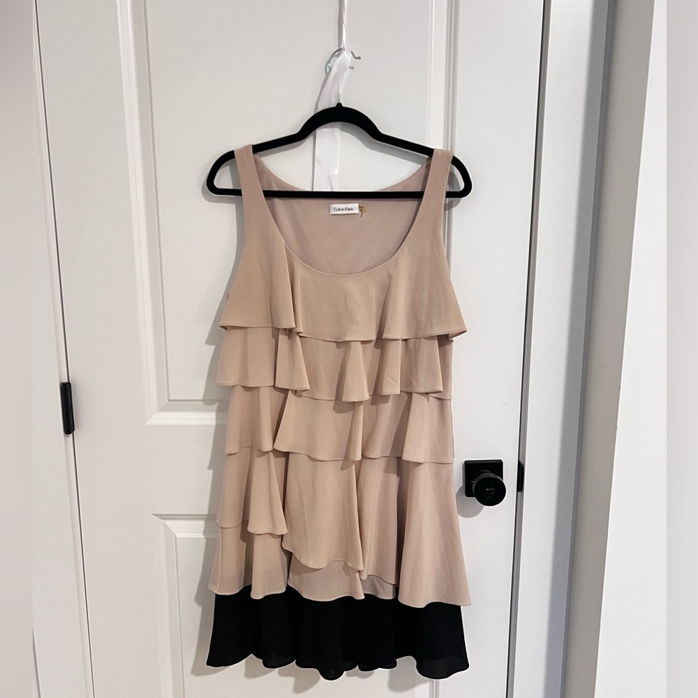 Calvin Klein Ruffle Mini Dress